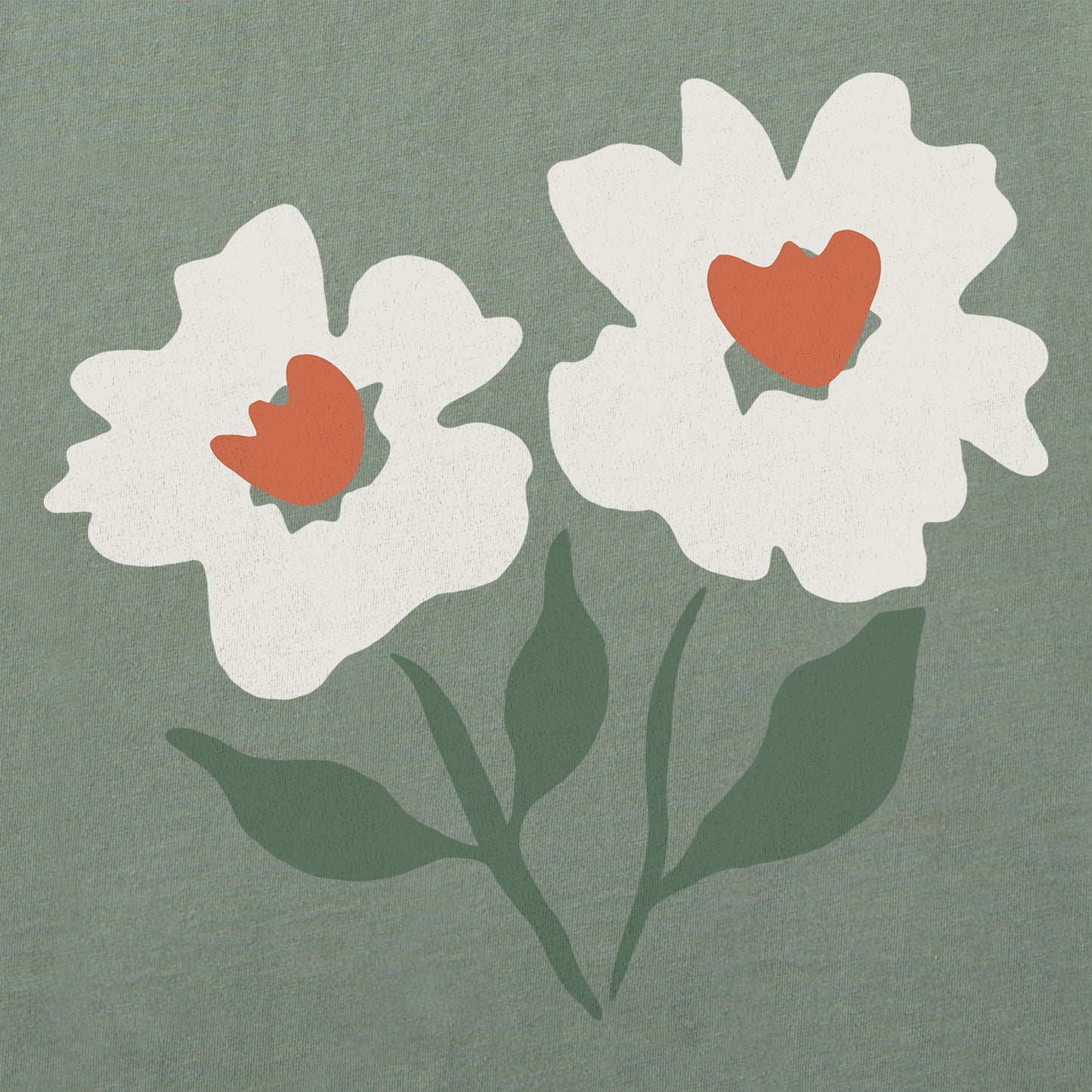 Women's Flower Duo Short Sleeve Crusher Boxy Tee