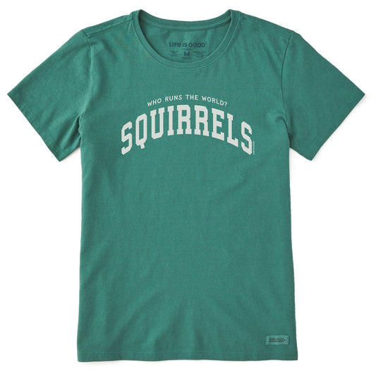 Women's Squirrels Arch Short Sleeve Crusher Tee