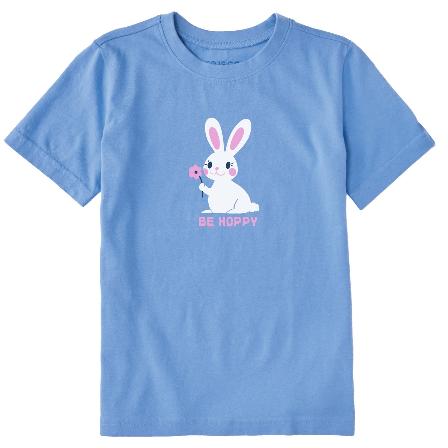 Kids Be Hoppy Bunny Short Sleeve Crusher Tee