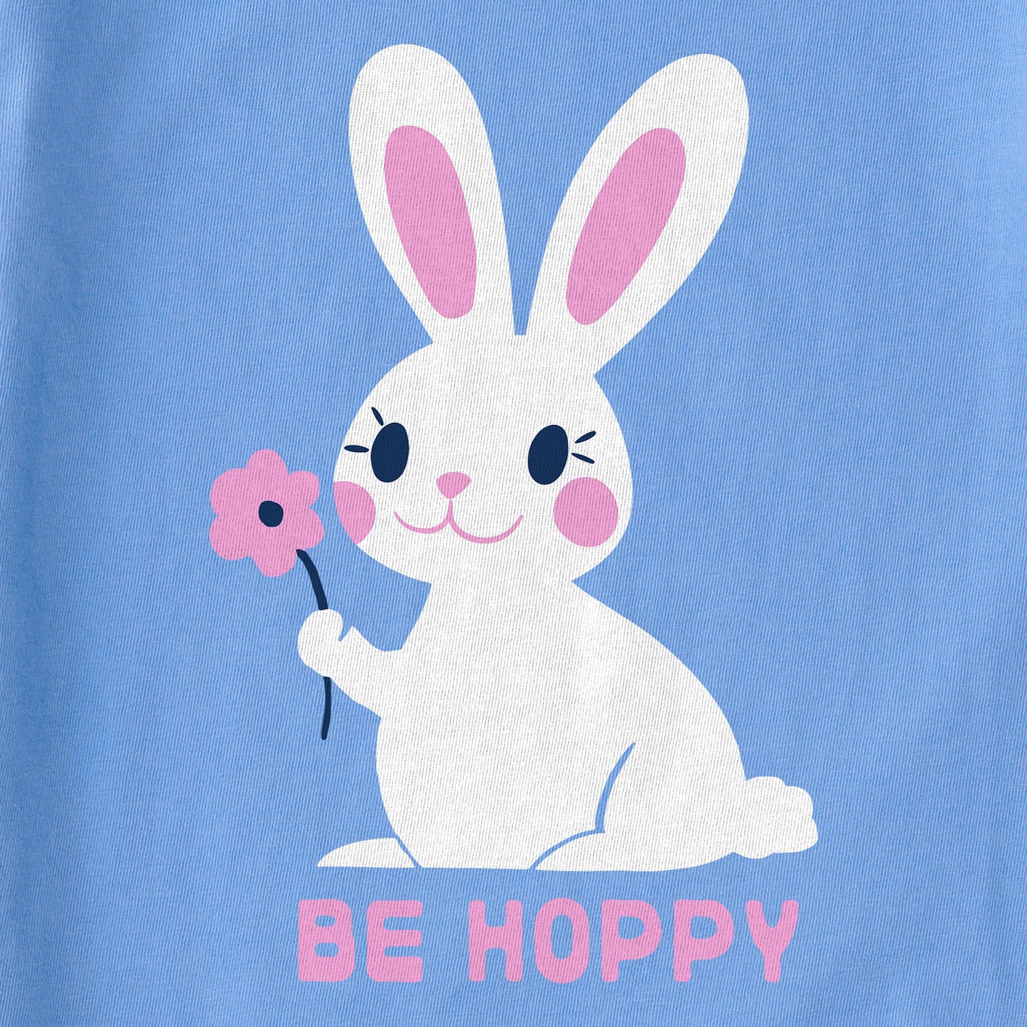 Kids Be Hoppy Bunny Short Sleeve Crusher Tee