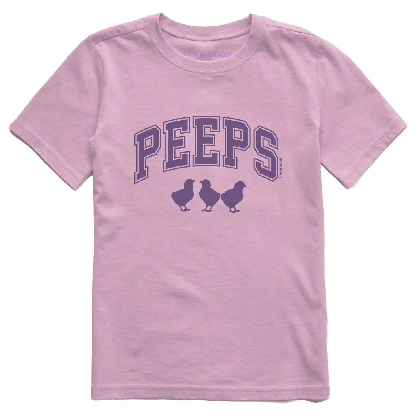 Kids Peeps Athletic Arch Short Sleeve Crusher Tee