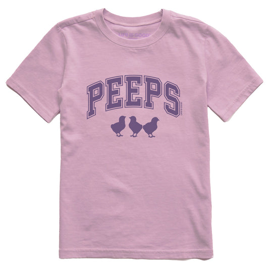 Kids Peeps Athletic Arch Short Sleeve Crusher Tee