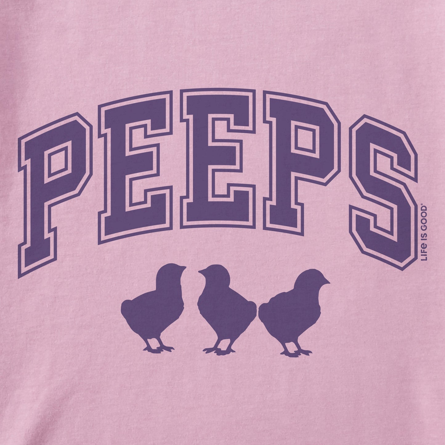 Kids Peeps Athletic Arch Short Sleeve Crusher Tee