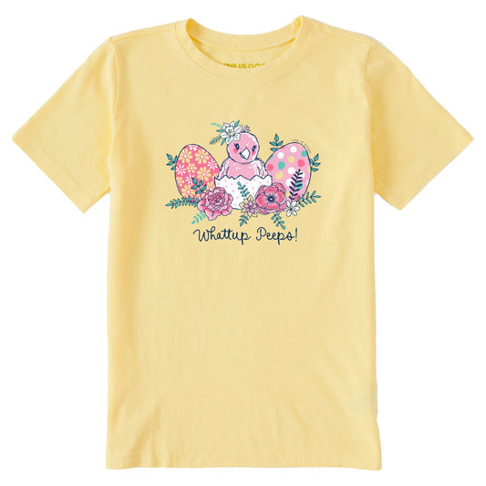 Kids Whattup Peeps Short Sleeve Crusher Tee
