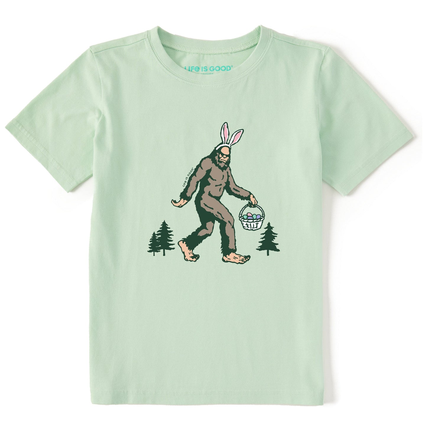 Kids Easter Bigfoot Short Sleeve Crusher Tee