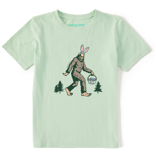 Kids Easter Bigfoot Short Sleeve Crusher Tee