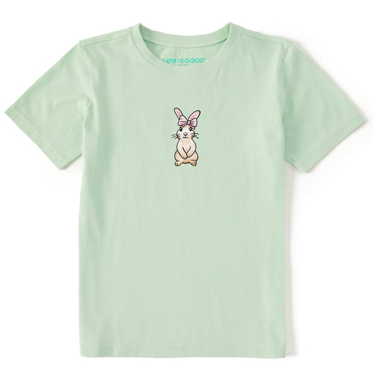 Kids Cute Bunny Short Sleeve Crusher Tee