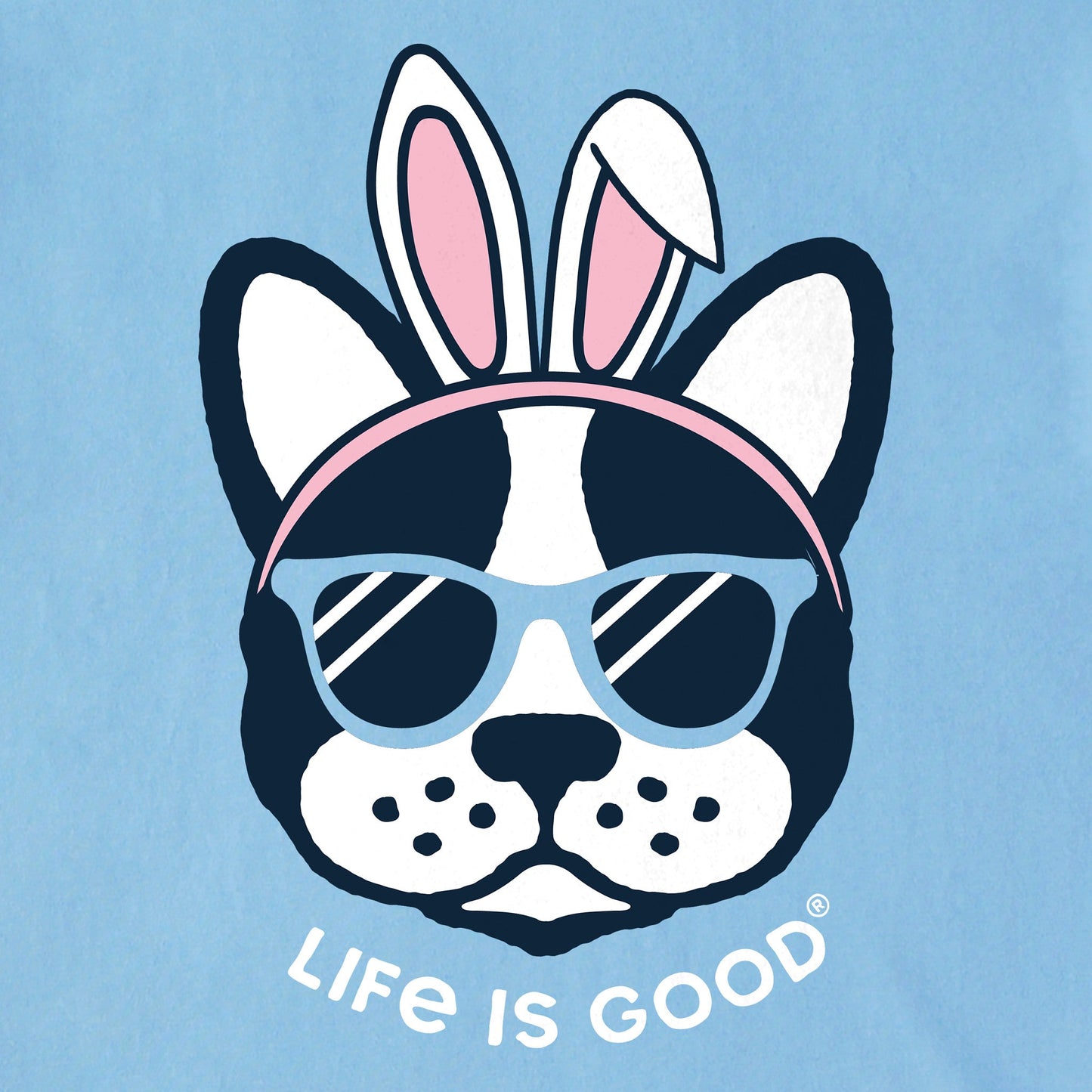 Men's Frenchie Bunny Ears Short Sleeve Tee