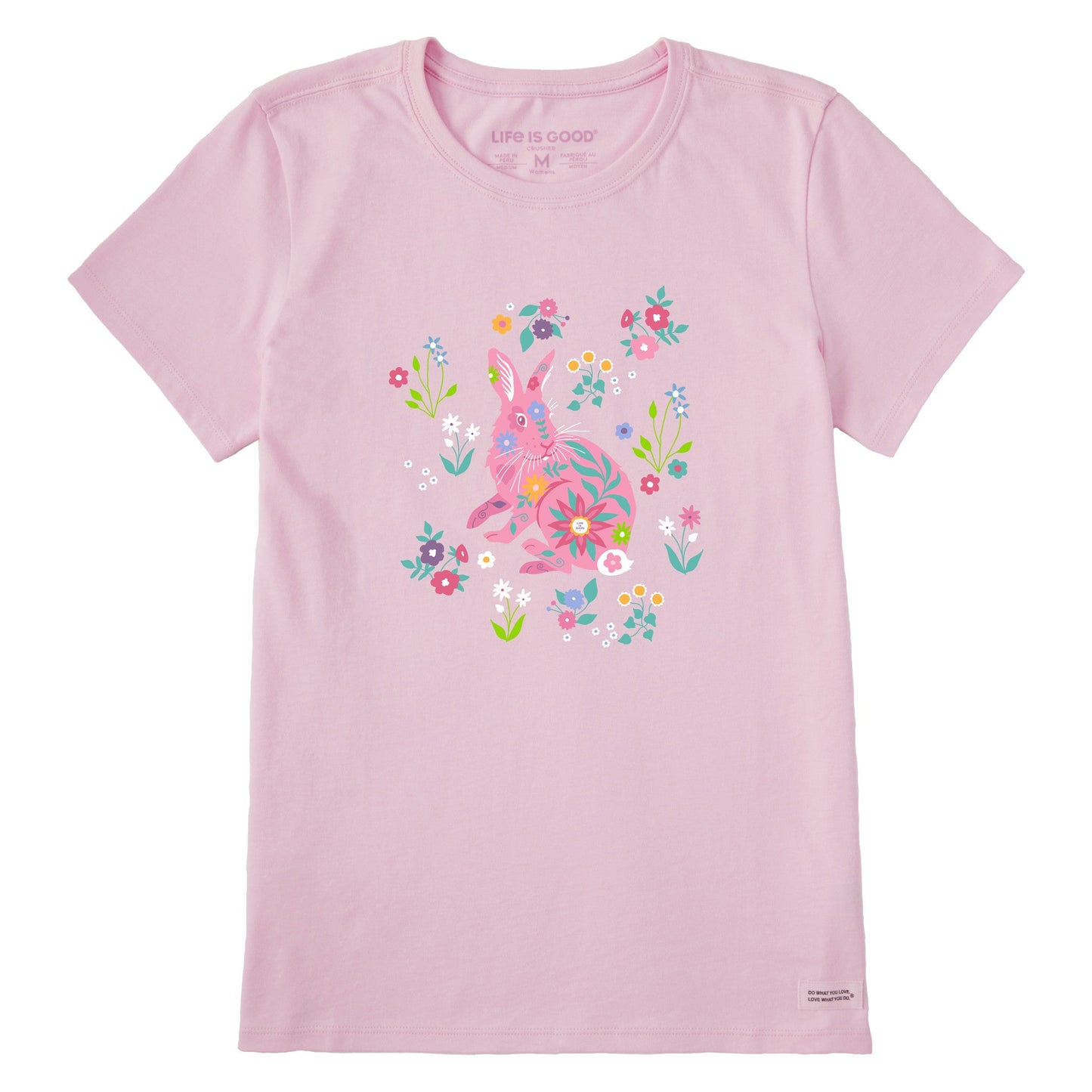 Women's Floral Bunny Short Sleeve Tee