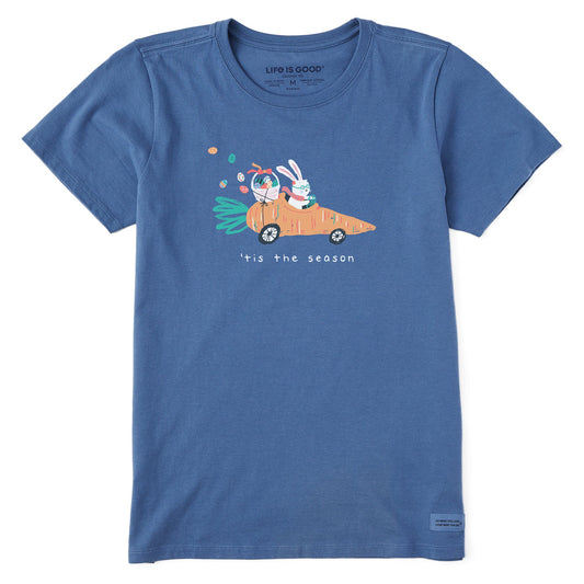 Women's Tis the Season Carrot Car Short Sleeve Tee