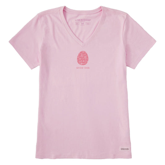 Women's Good Egg Short Sleeve Vee