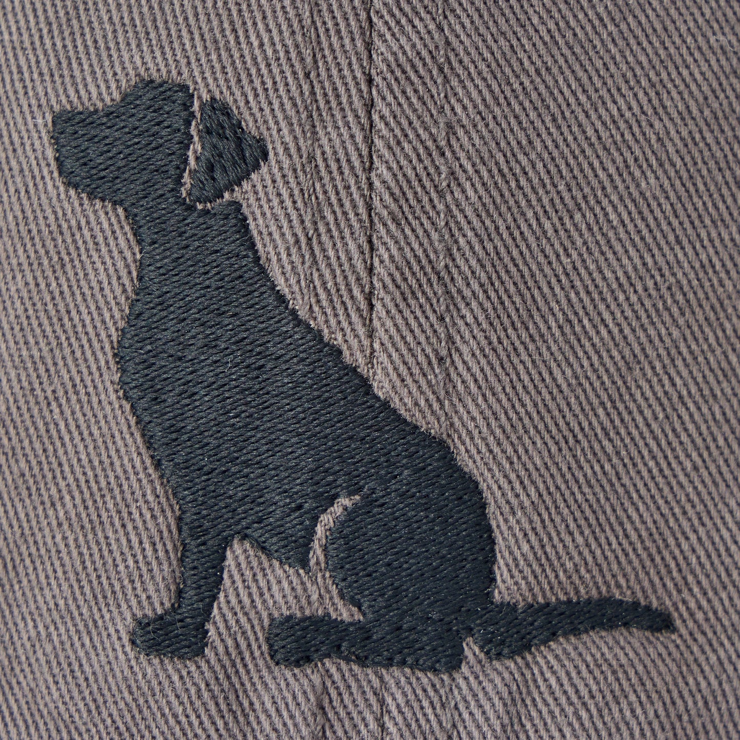 Adult Unisex Embroidered Sitting Dog Chill Cap