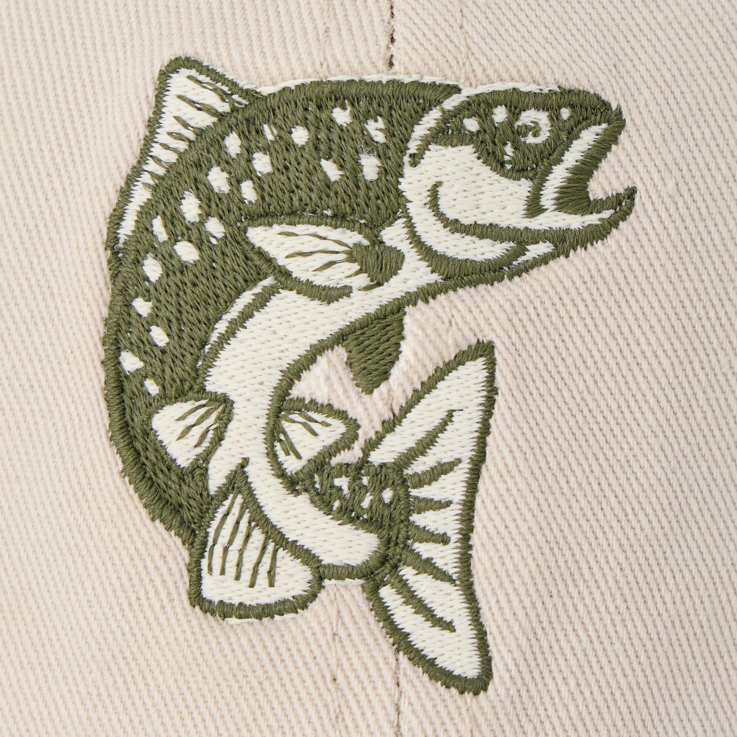 Adult Unisex Embroidered Jumping Fish Chill Cap