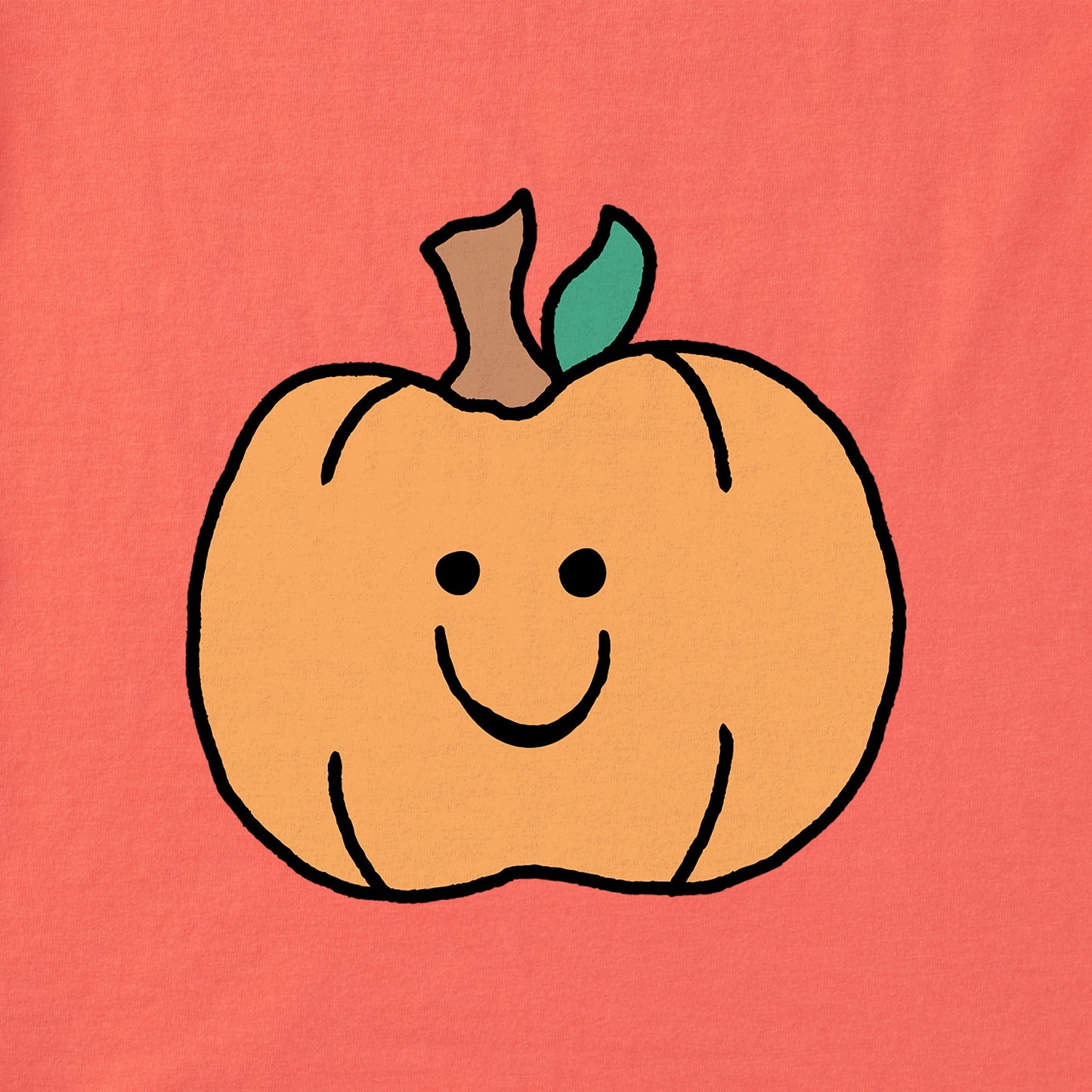 Kids Happy Pumpkin Short Sleeve Crusher Tee