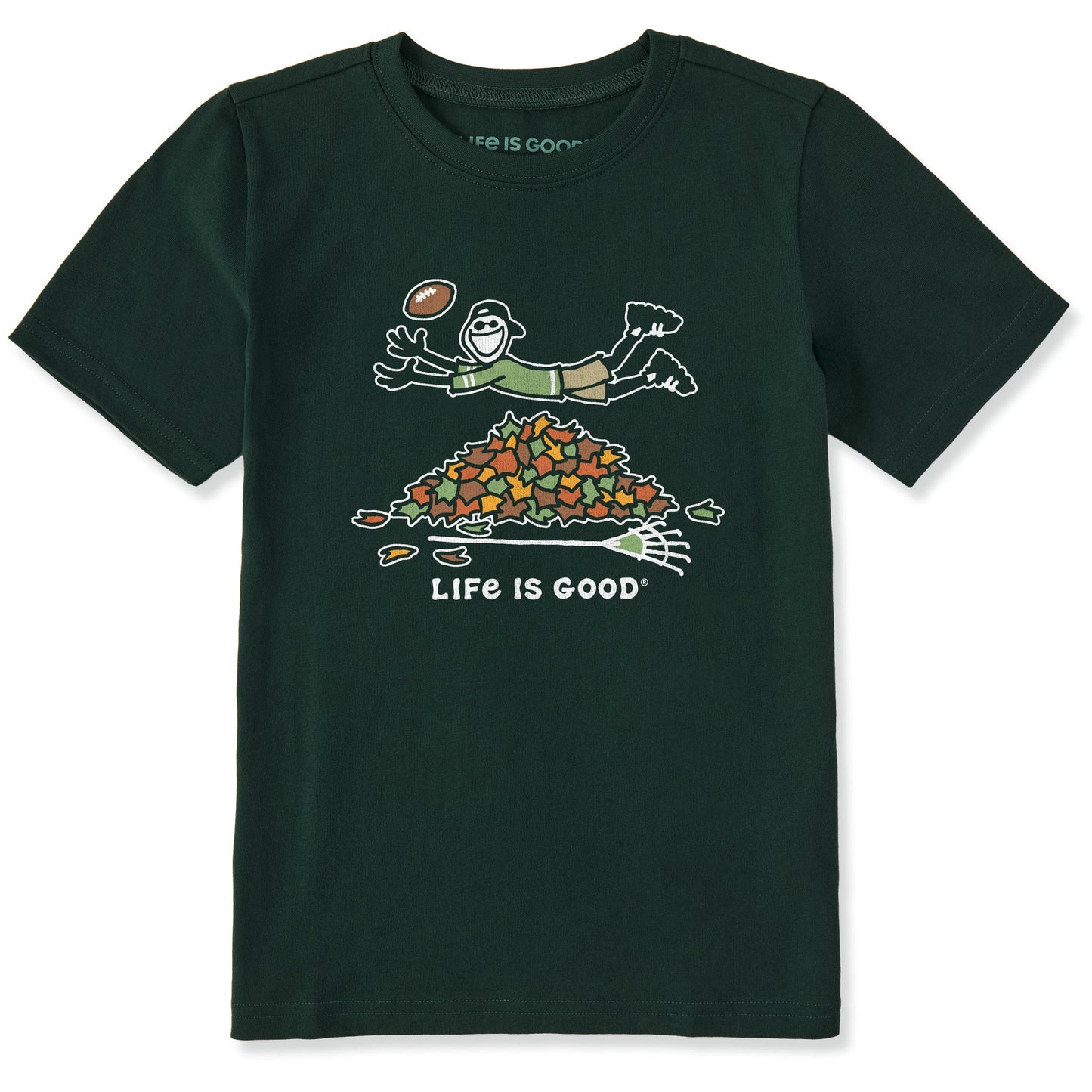 Kids Jake Rake Football Short Sleeve Crusher Tee