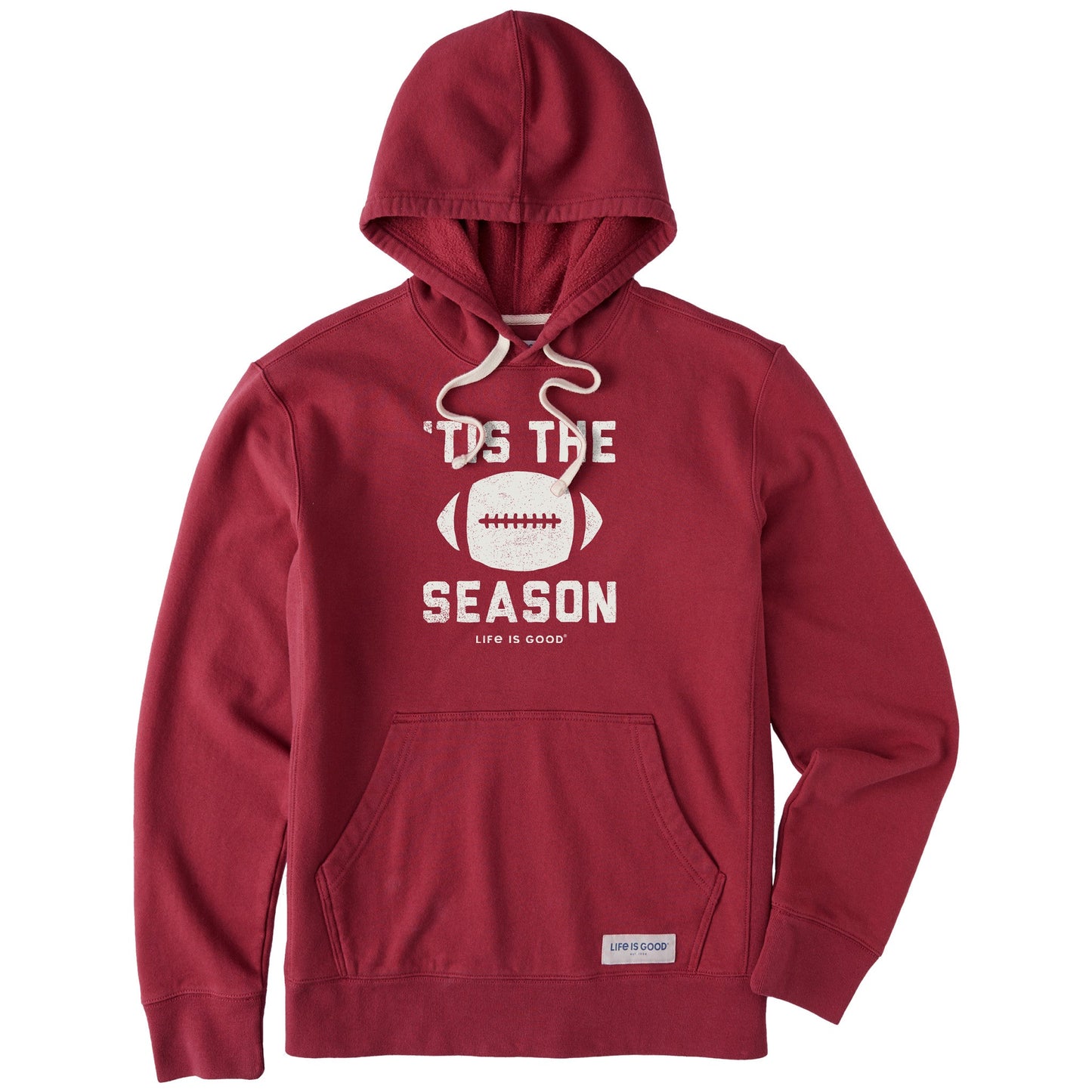 Men's Tis The Football Season Simply True Fleece Hoodie