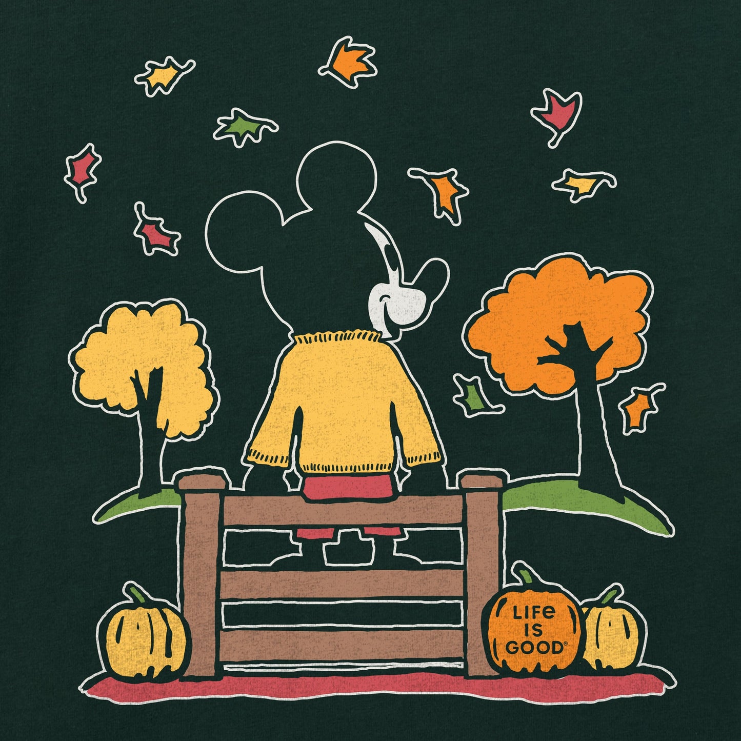 Men's Sitting on the Fence Willie Short Sleeve Crusher Tee