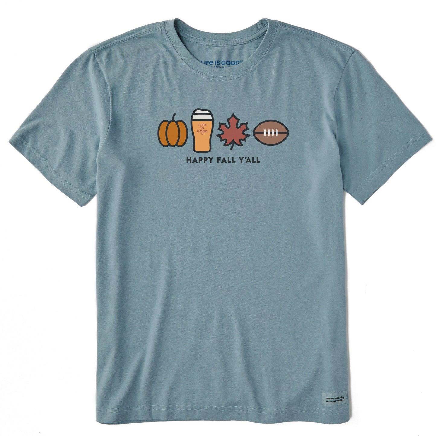 Men's Happy Fall Icons Short Sleeve Tee