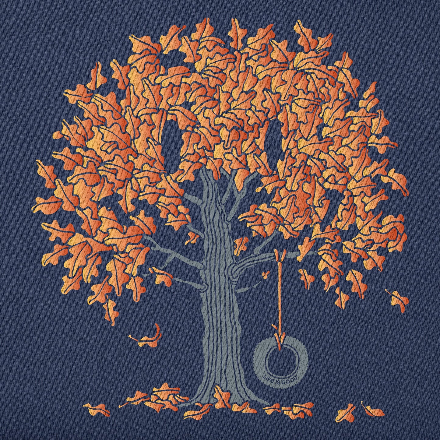 Men's Fall Tire Swing Long Sleeve Crusher Tee