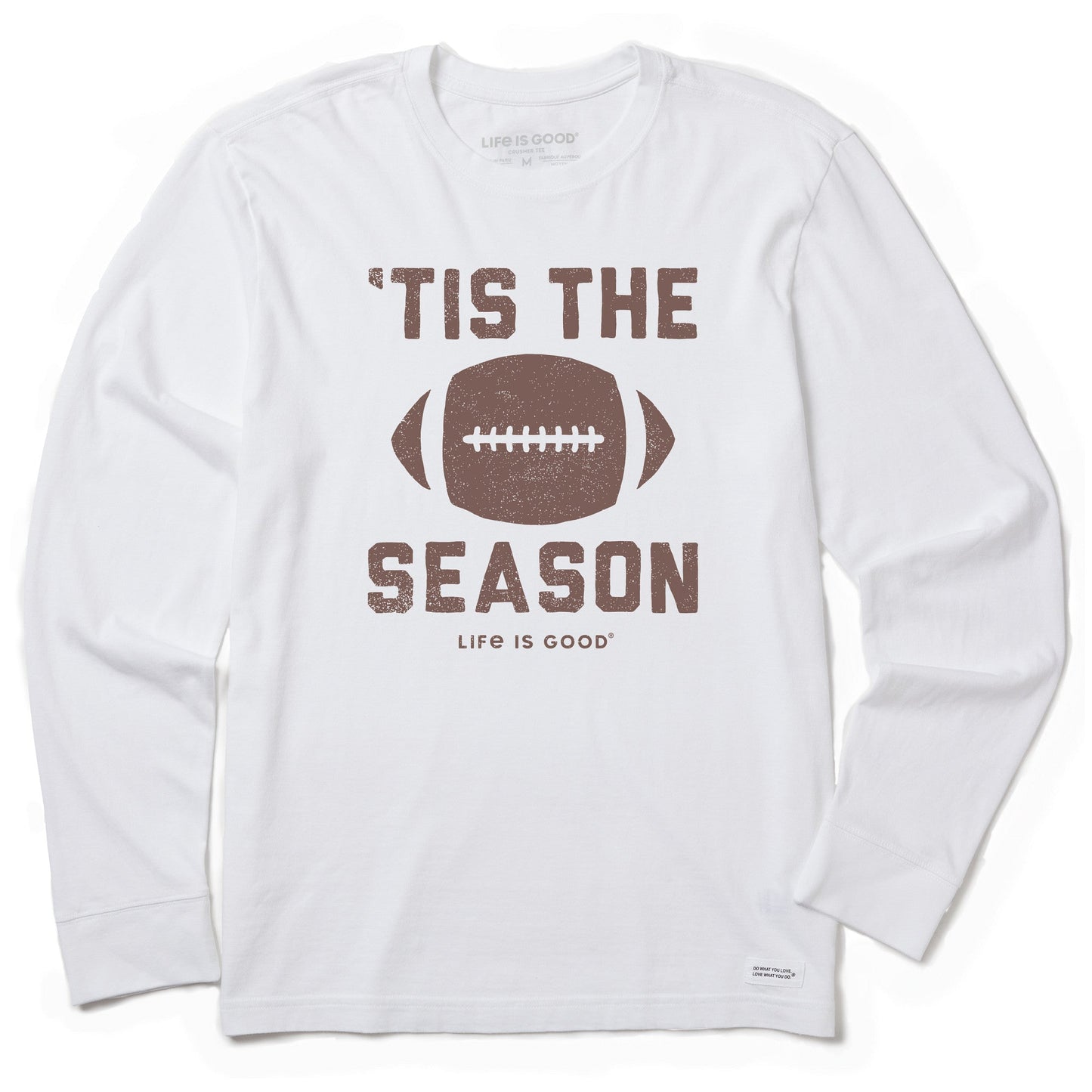 Men's Tis The Football Season Long Sleeve Crusher Tee