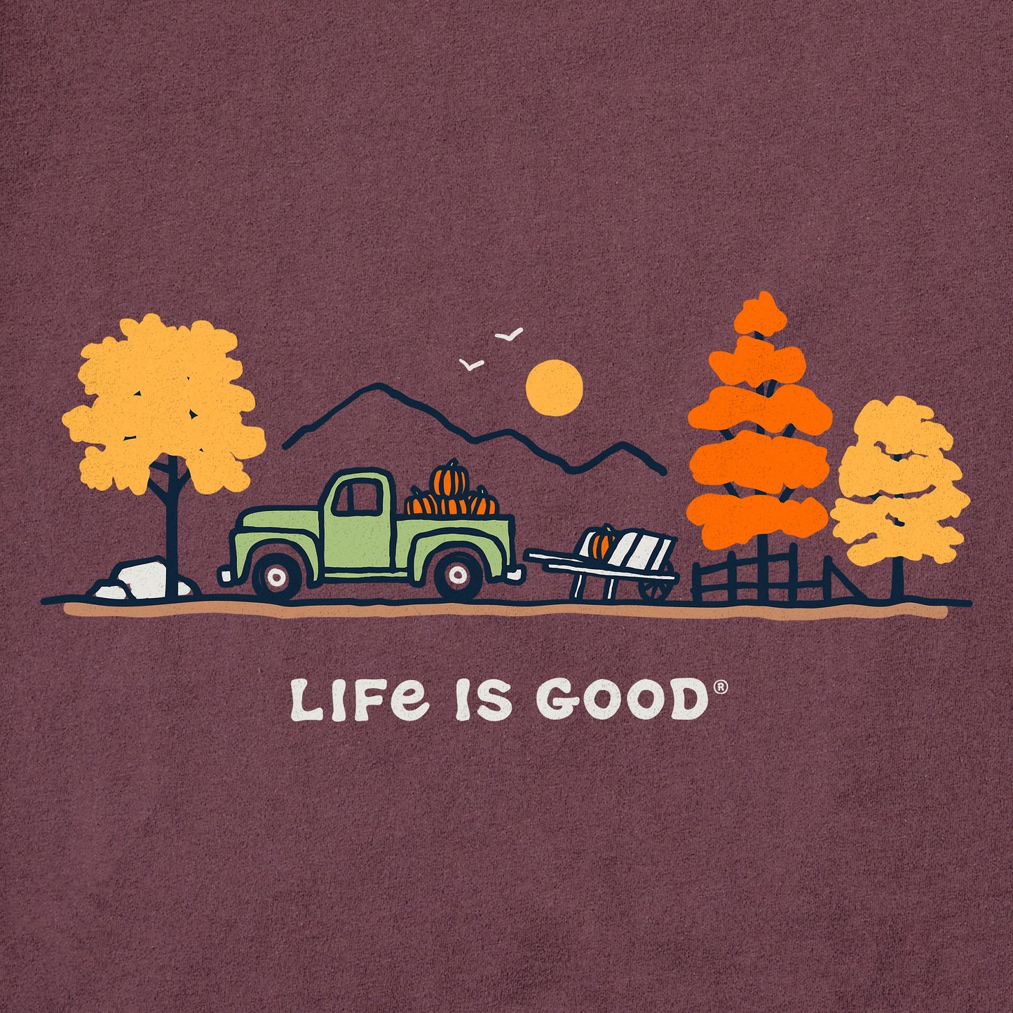 Men's Fall Truck Vista Long Sleeve Crusher Tee