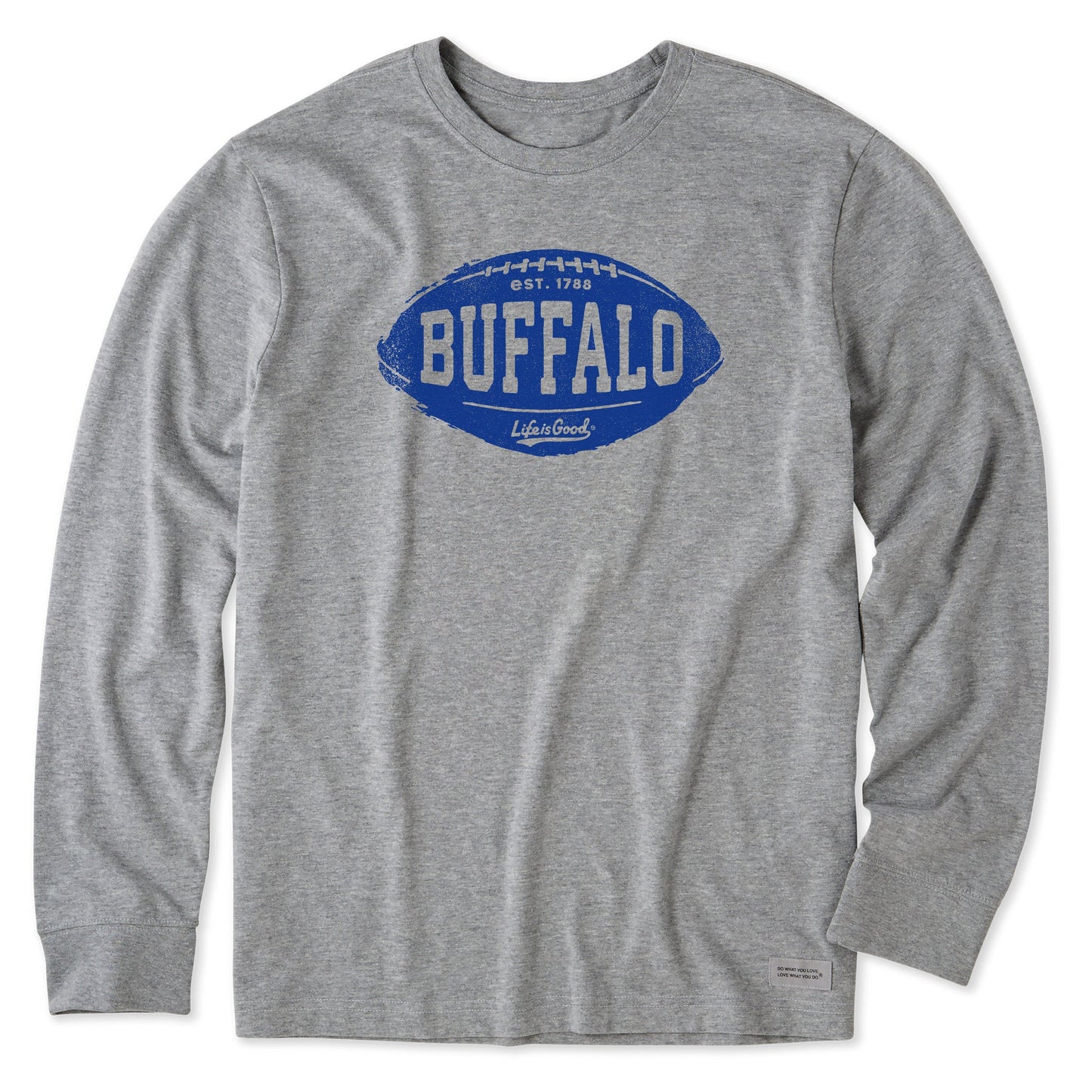 Men's Buffalo Football Long Sleeve Crusher Tee