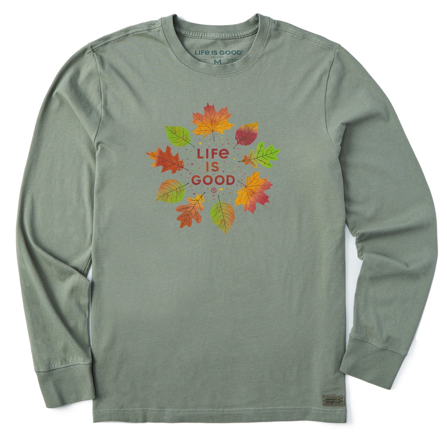 Men's Autumn Circle Long Sleeve Crusher Tee