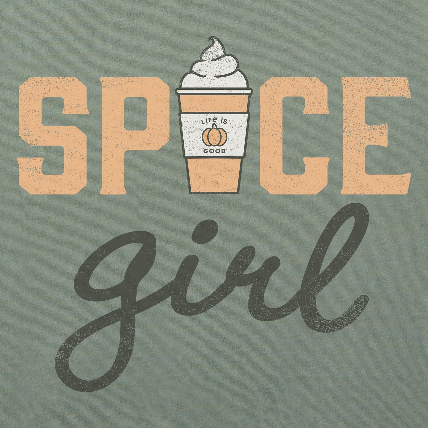 Women's Spice Girl Short Sleeve Crusher Boxy Tee
