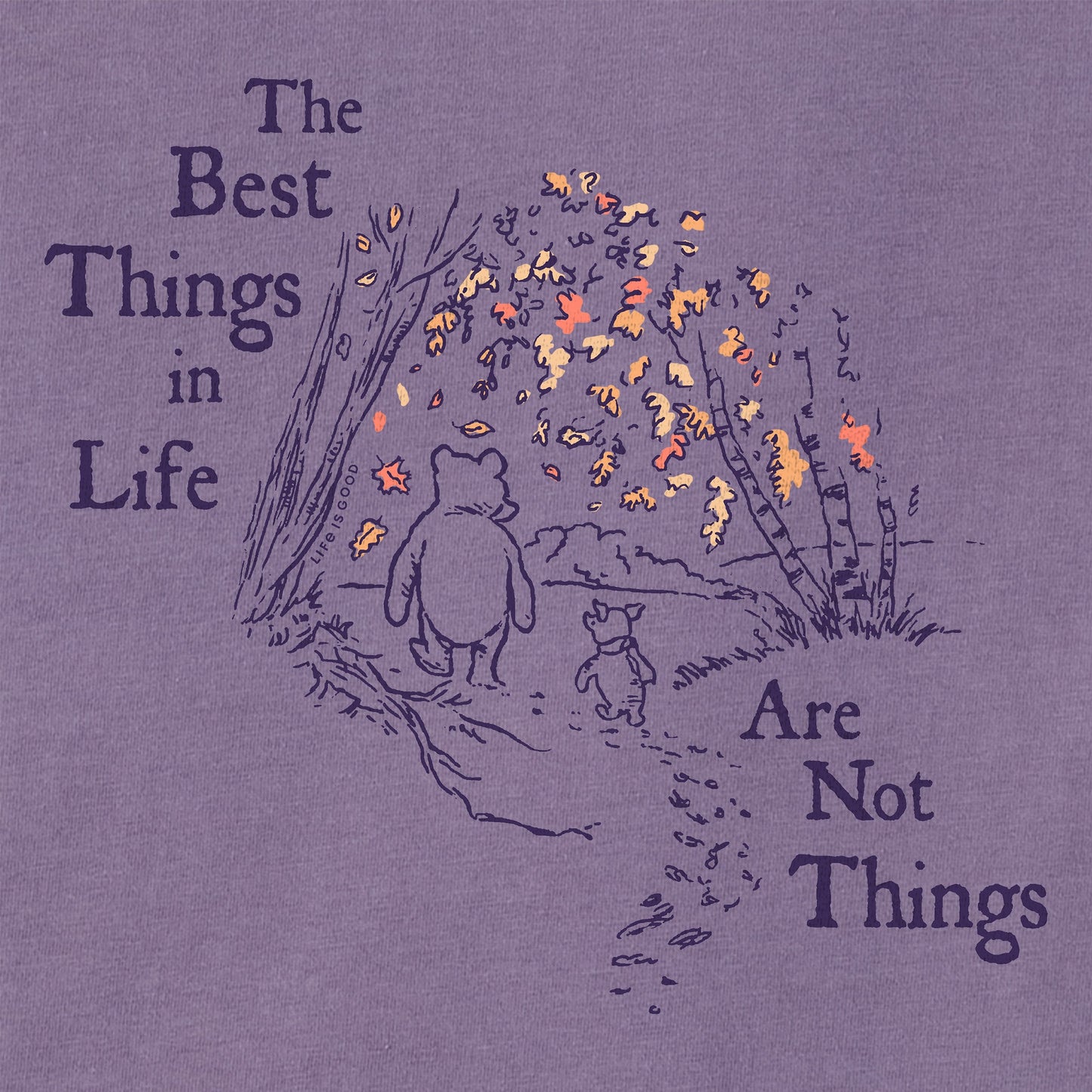 Women's Winnie Best Things Foliage Long Sleeve Crusher Tee