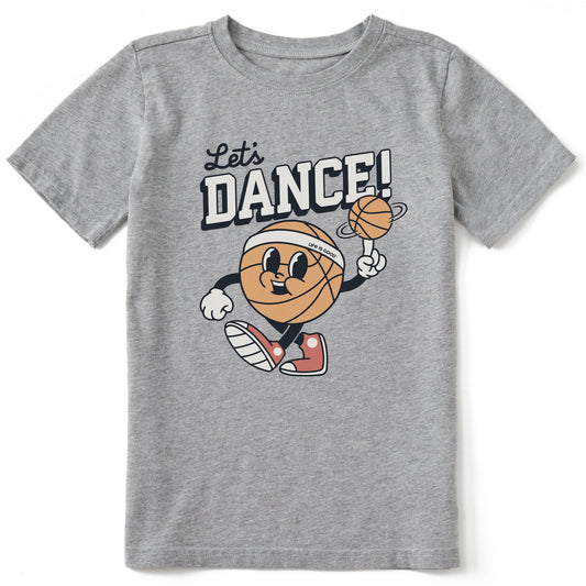 Kids Let's Dance in March Basketball Short Sleeve Crusher Tee