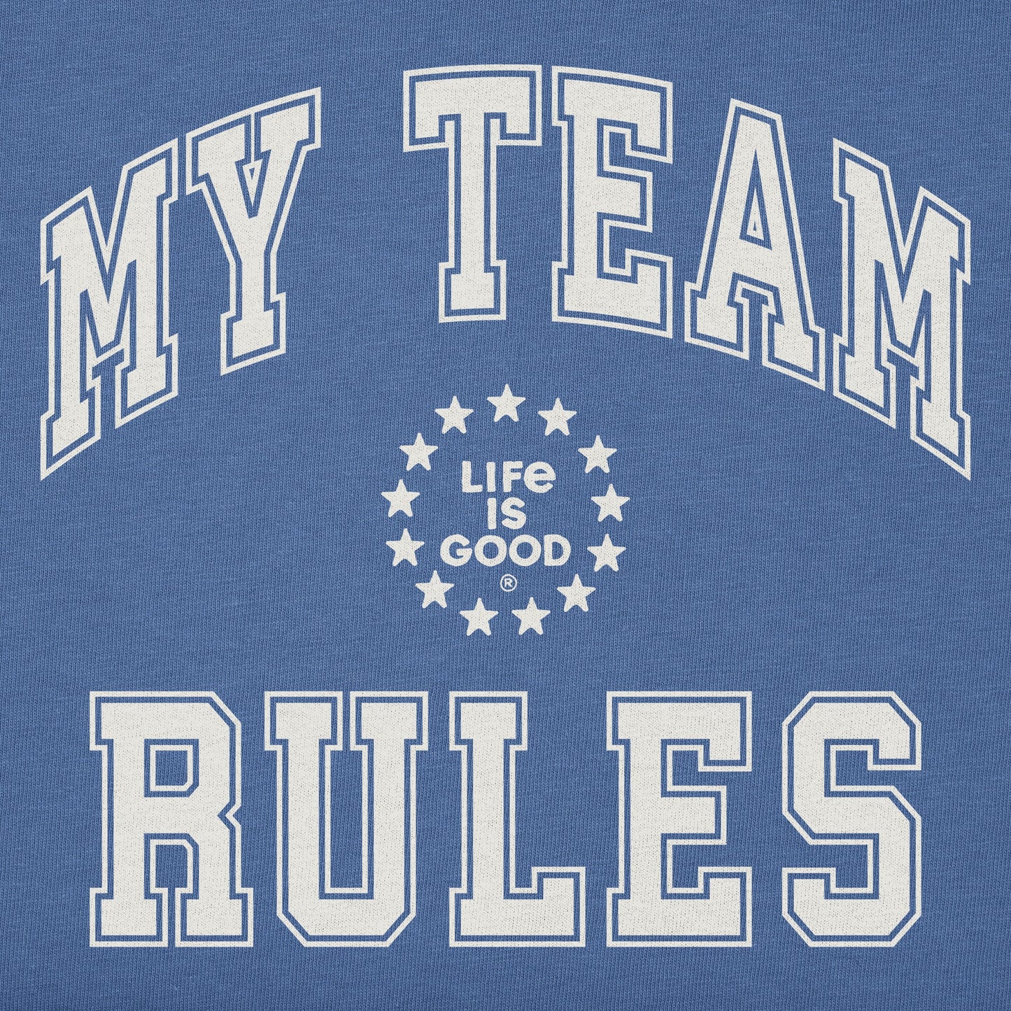 Kids My Team Rules Short Sleeve Crusher Tee