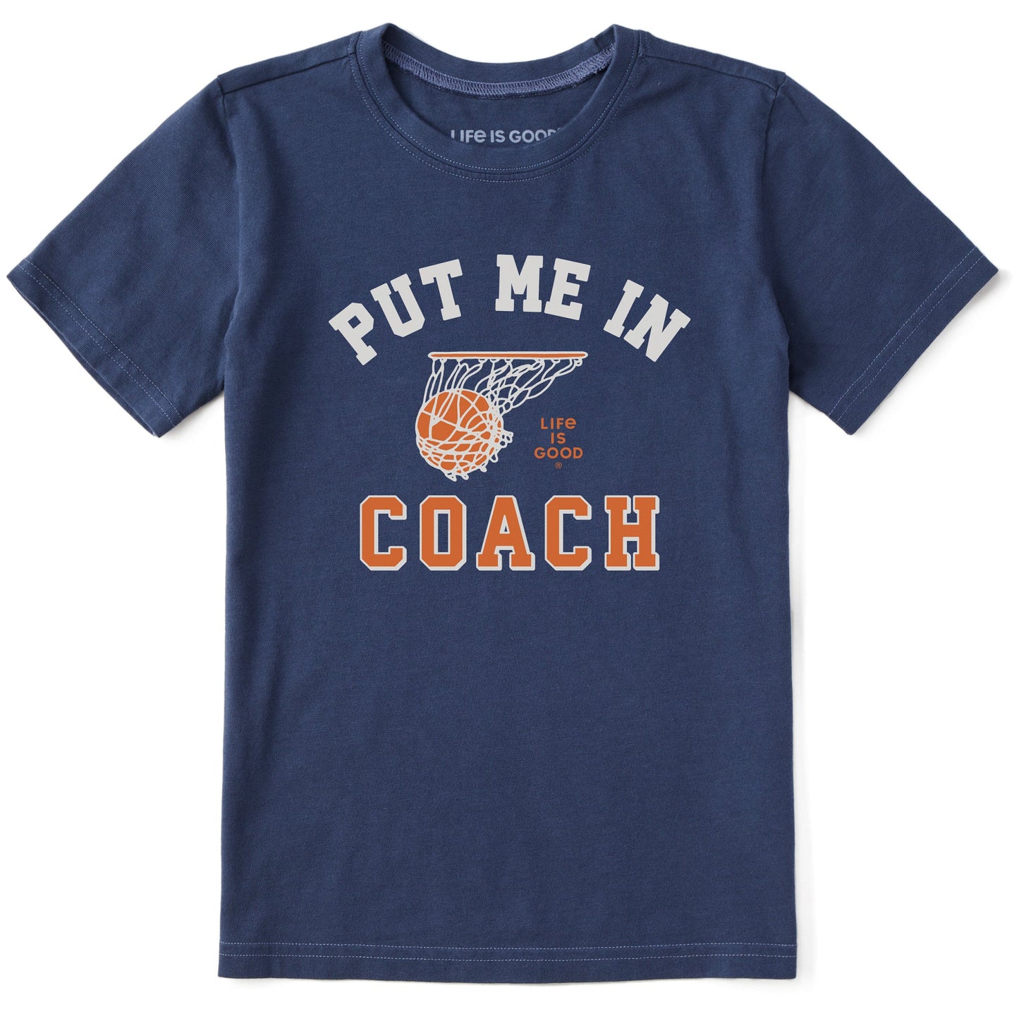 Kids Put Me In Coach Short Sleeve Crusher Tee