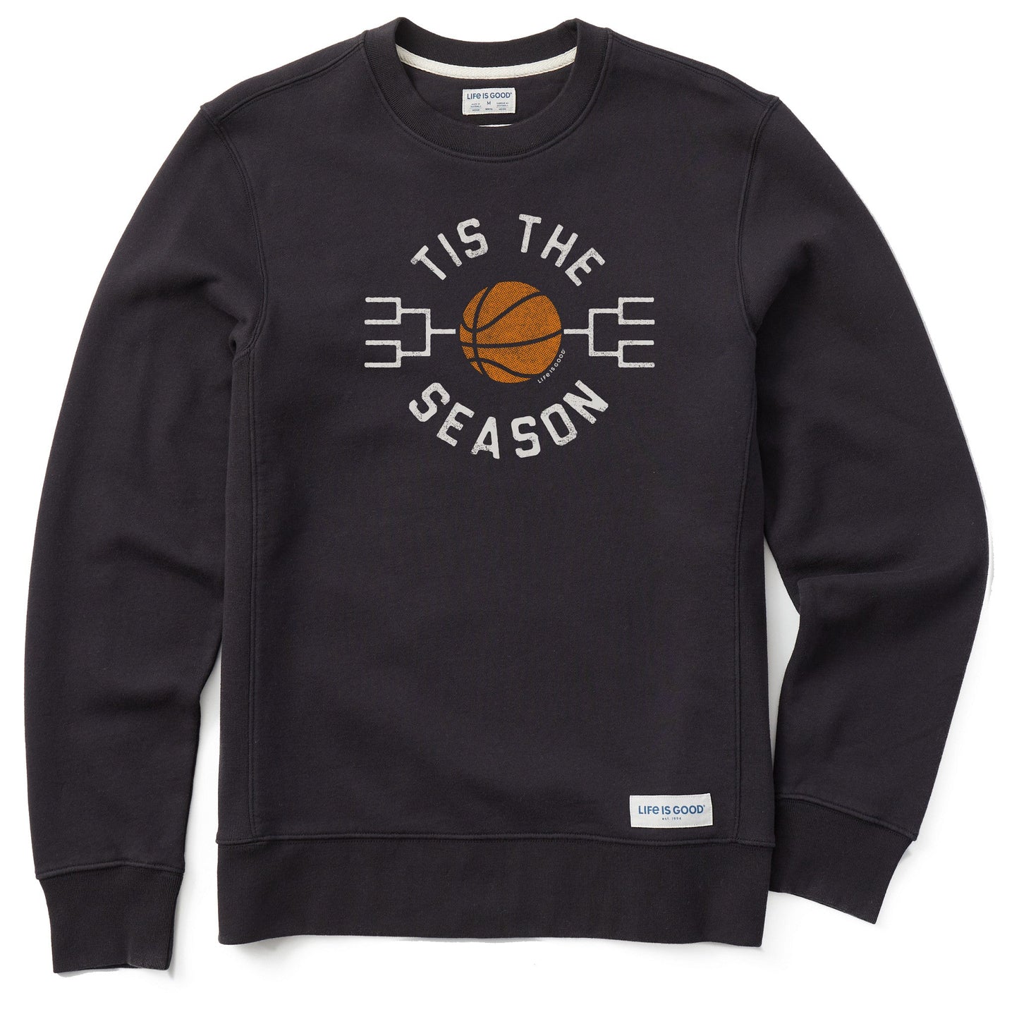 Men's Tis the Season March Hoops Simply True Fleece Crew