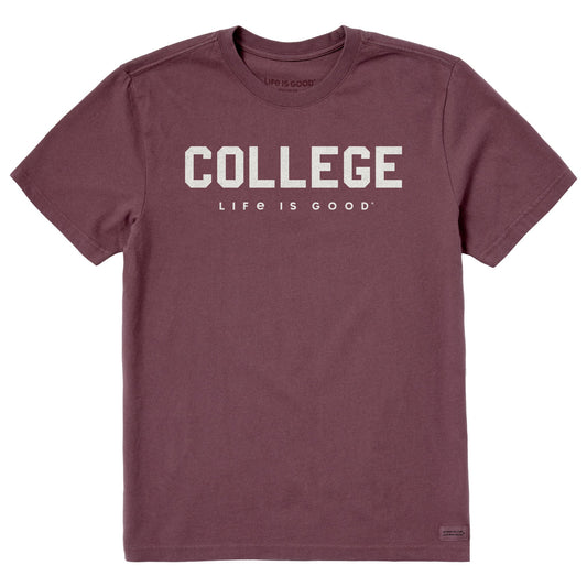 Men's College Short Sleeve Crusher Tee