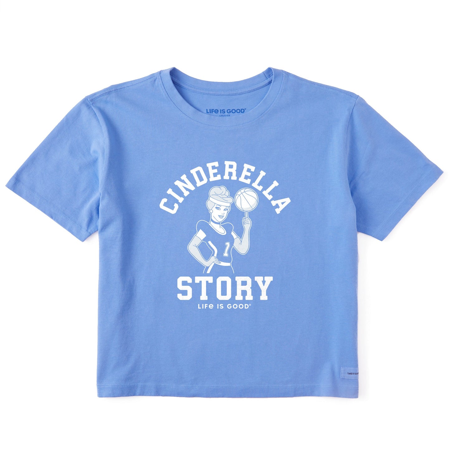 Women's Cinderella Story Short Sleeve Crusher Boxy Tee