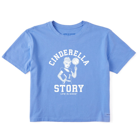 Women's Cinderella Story Short Sleeve Crusher Boxy Tee