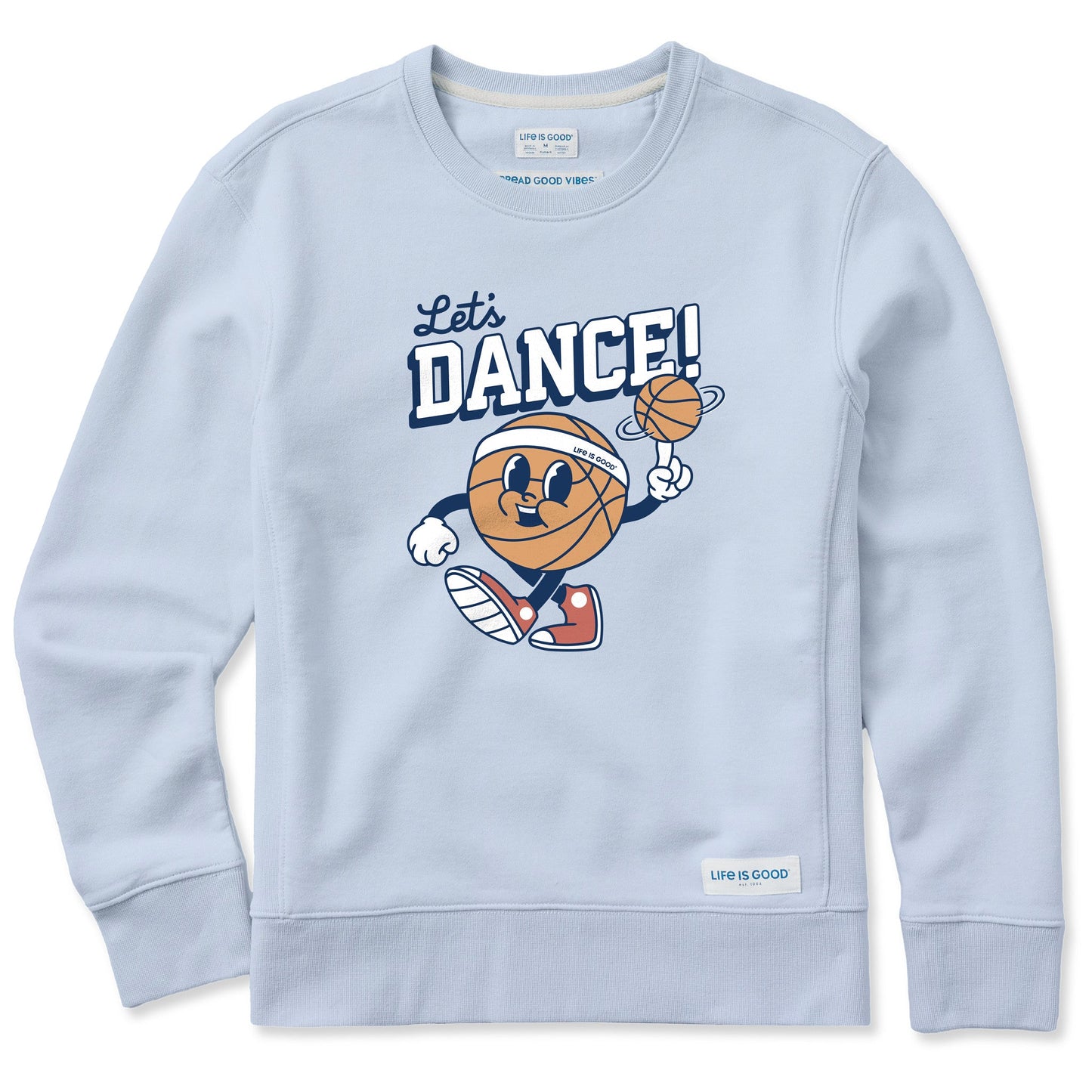Women's Let's Dance in March Basketball Simply True Fleece Crew