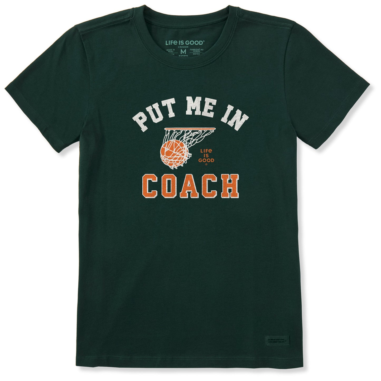 Women's Put Me In Coach Short Sleeve Crusher Tee