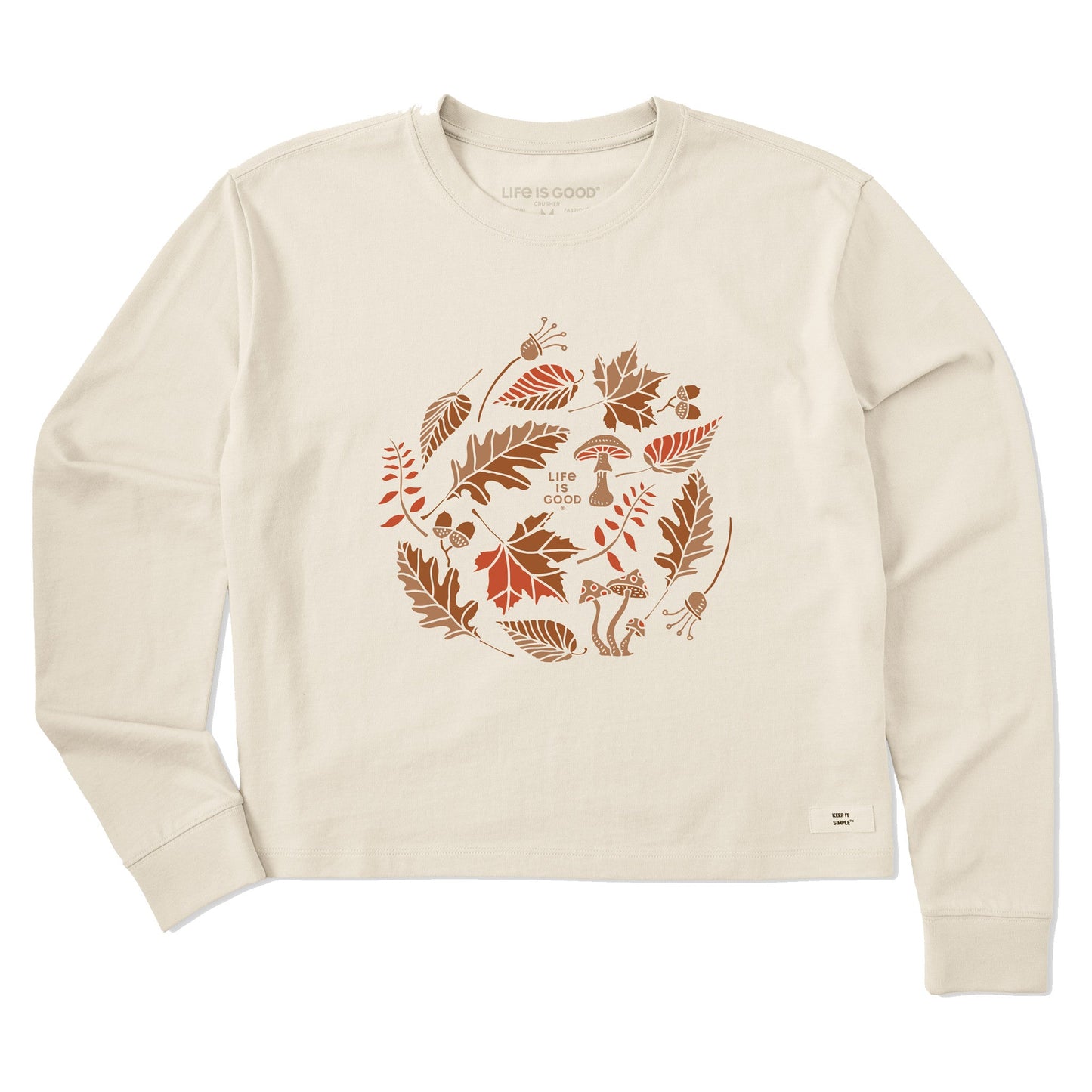 Women's Forest Delights Medley Long Sleeve Crusher Boxy Tee