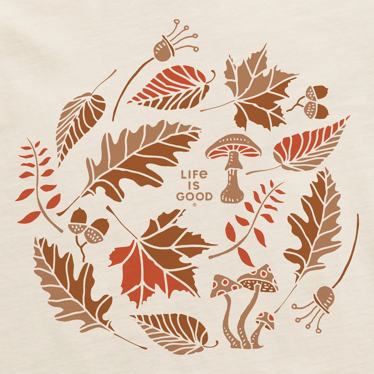 Women's Forest Delights Medley Long Sleeve Crusher Boxy Tee