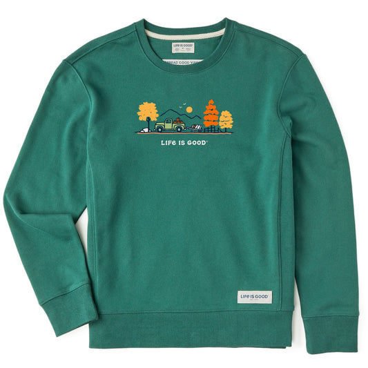 Women's Fall Truck Vista Simply True Fleece Crew