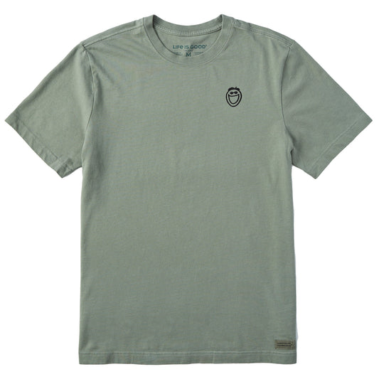 Men's Embroidered Jake Face Short Sleeve Crusher Tee