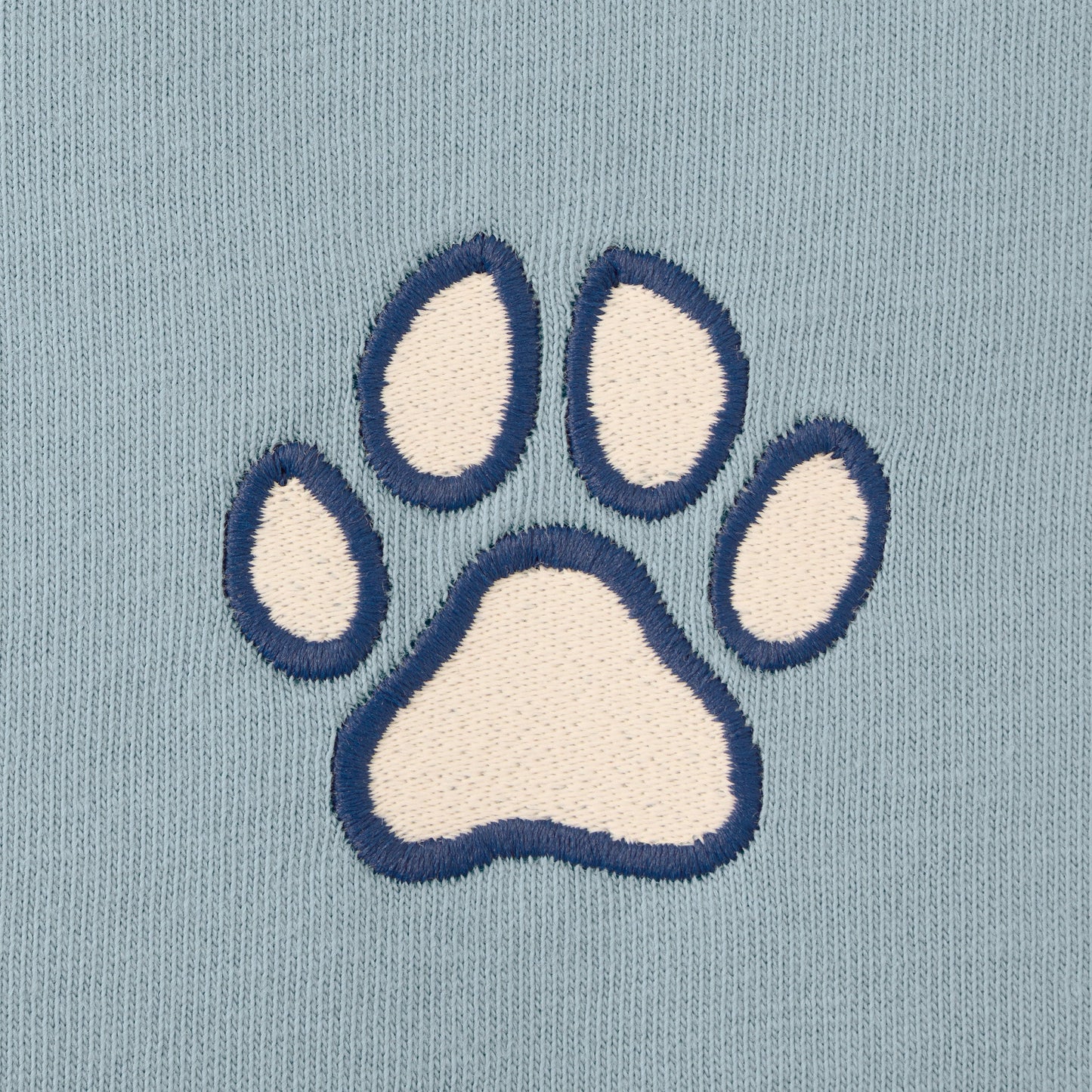 Women's Embroidered Paw Long Sleeve Crusher Boxy Tee