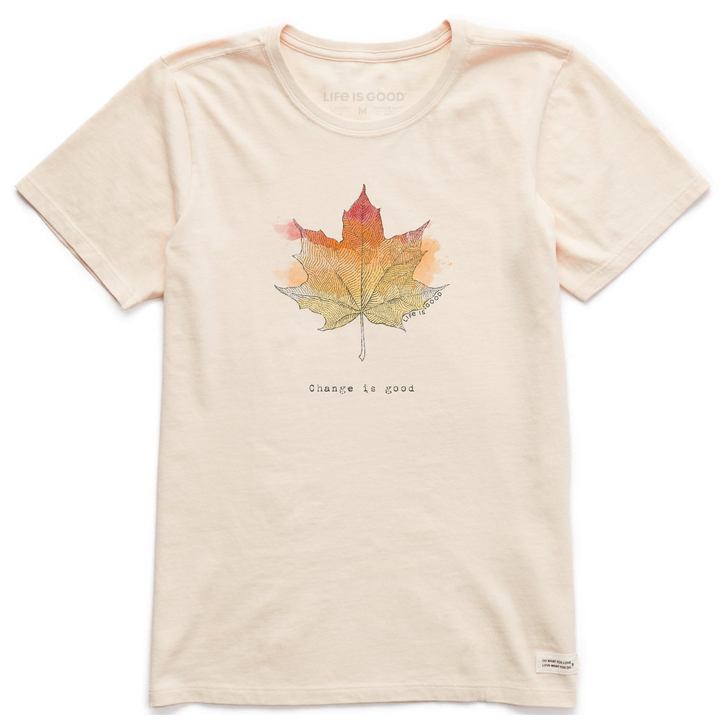 Women's Change Leaf Engraved Short Sleeve Crusher Tee