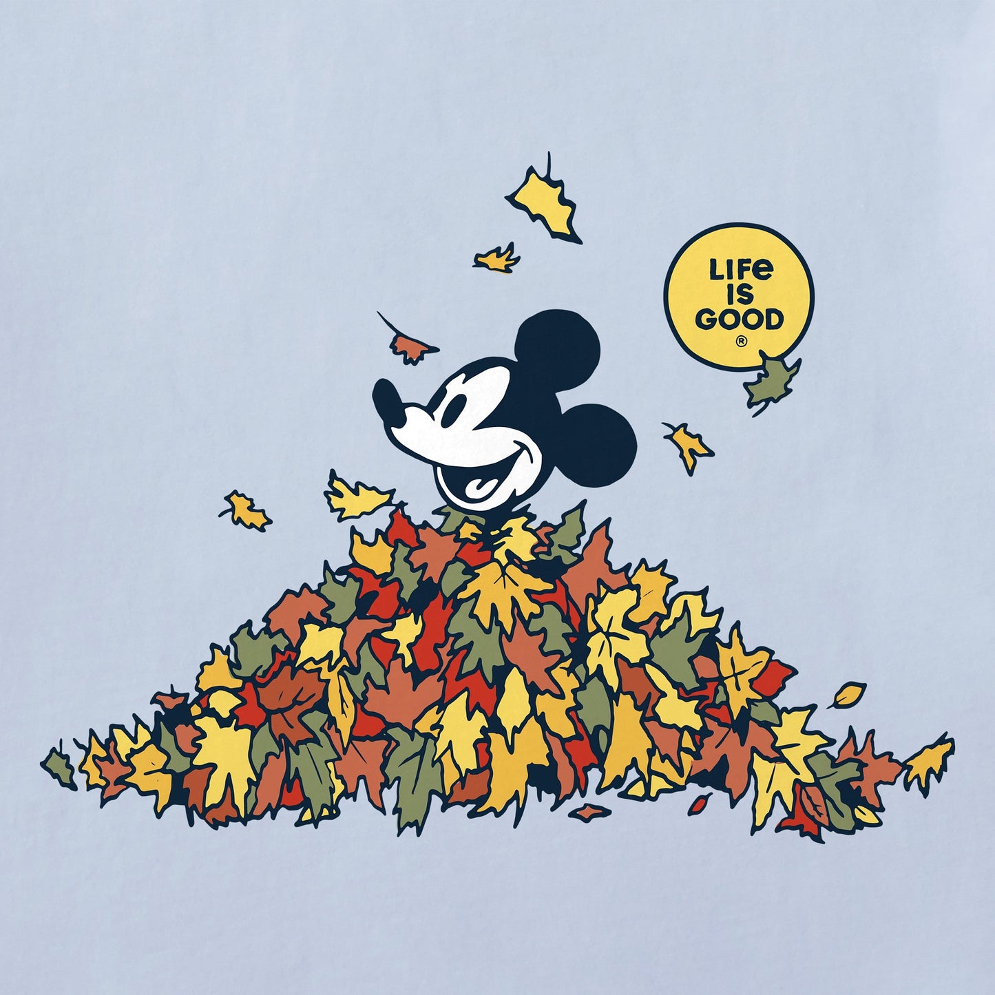 Women's Fall Leaves Willie Short Sleeve Tee