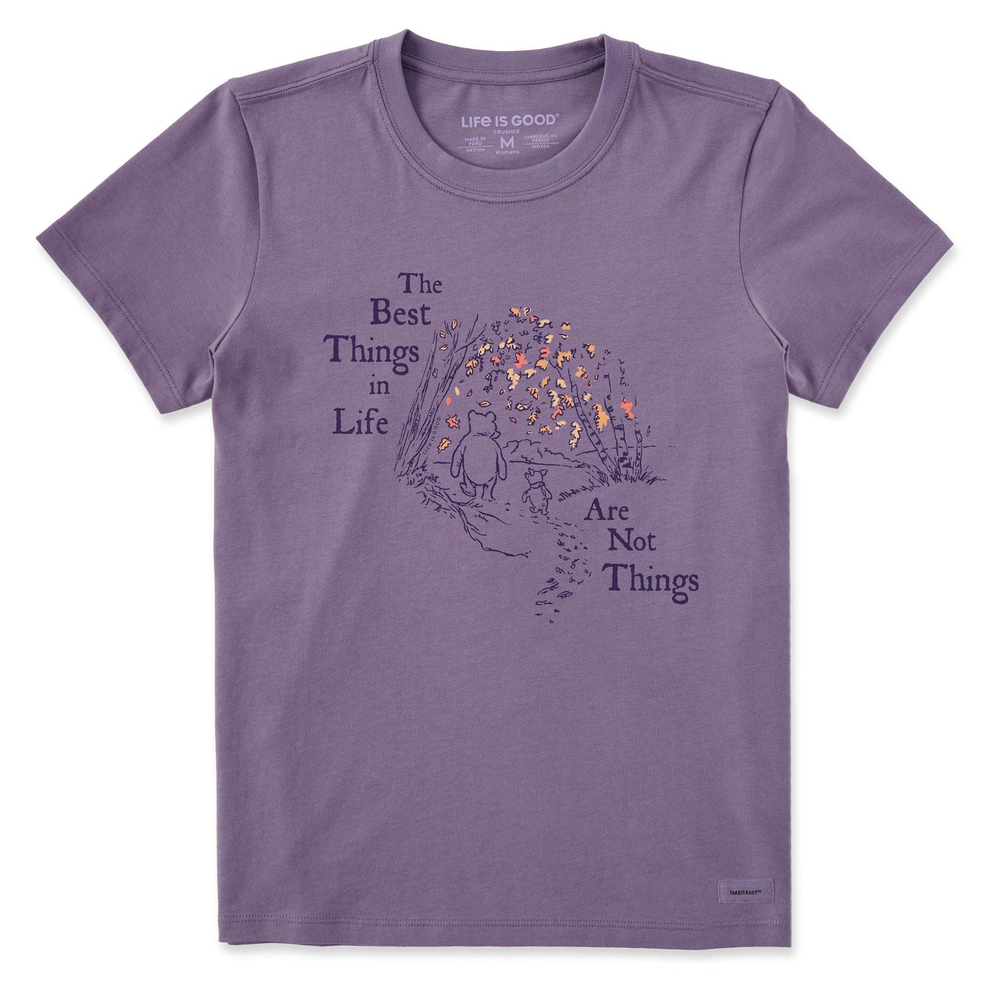 Women's Winnie Best Things Foliage Short Sleeve Crusher Tee