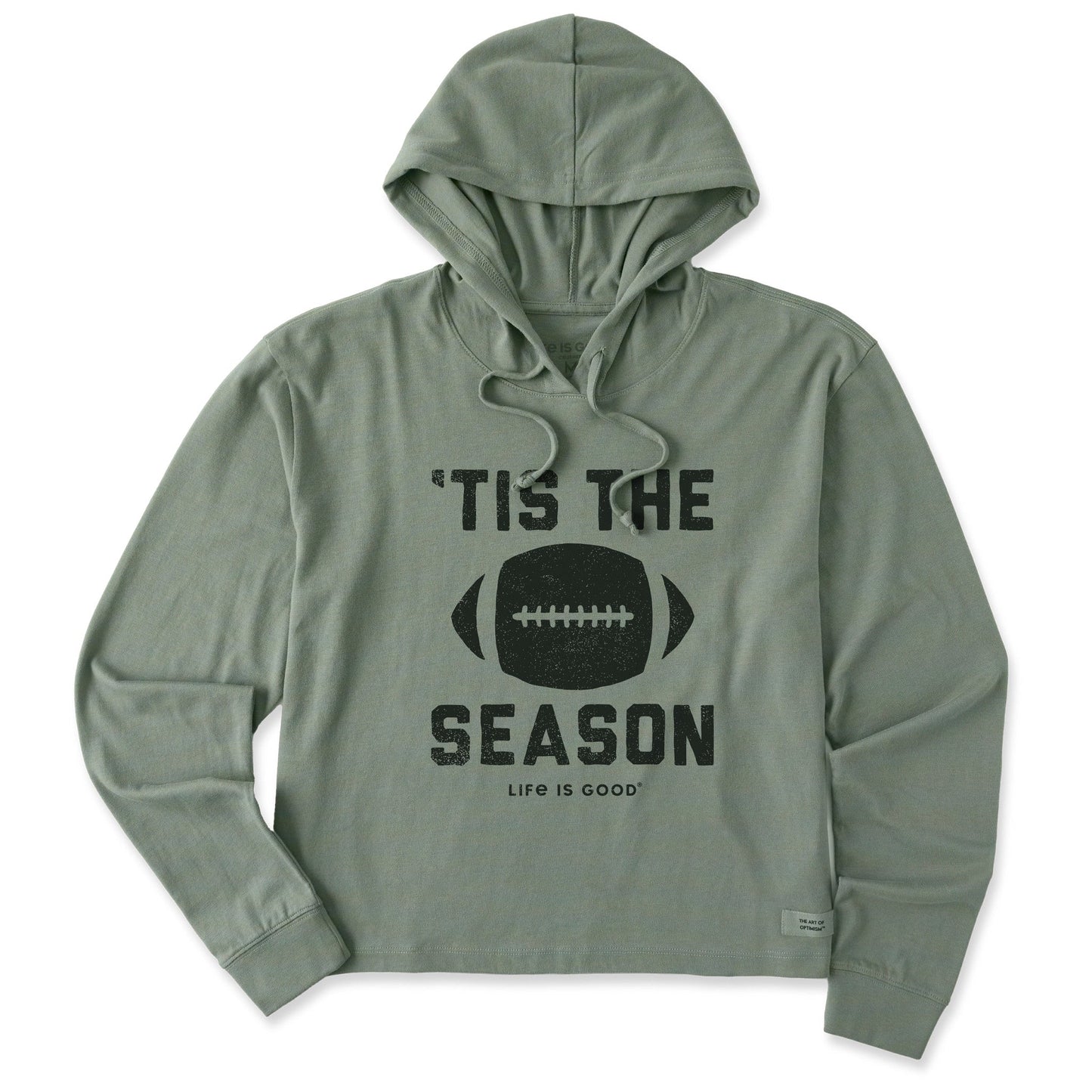 Women's Tis The Football Season Crusher Boxy Hoodie