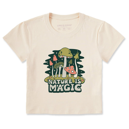 Women's Nature is Magic Mushrooms Crusher-LITE Shrunken Tee