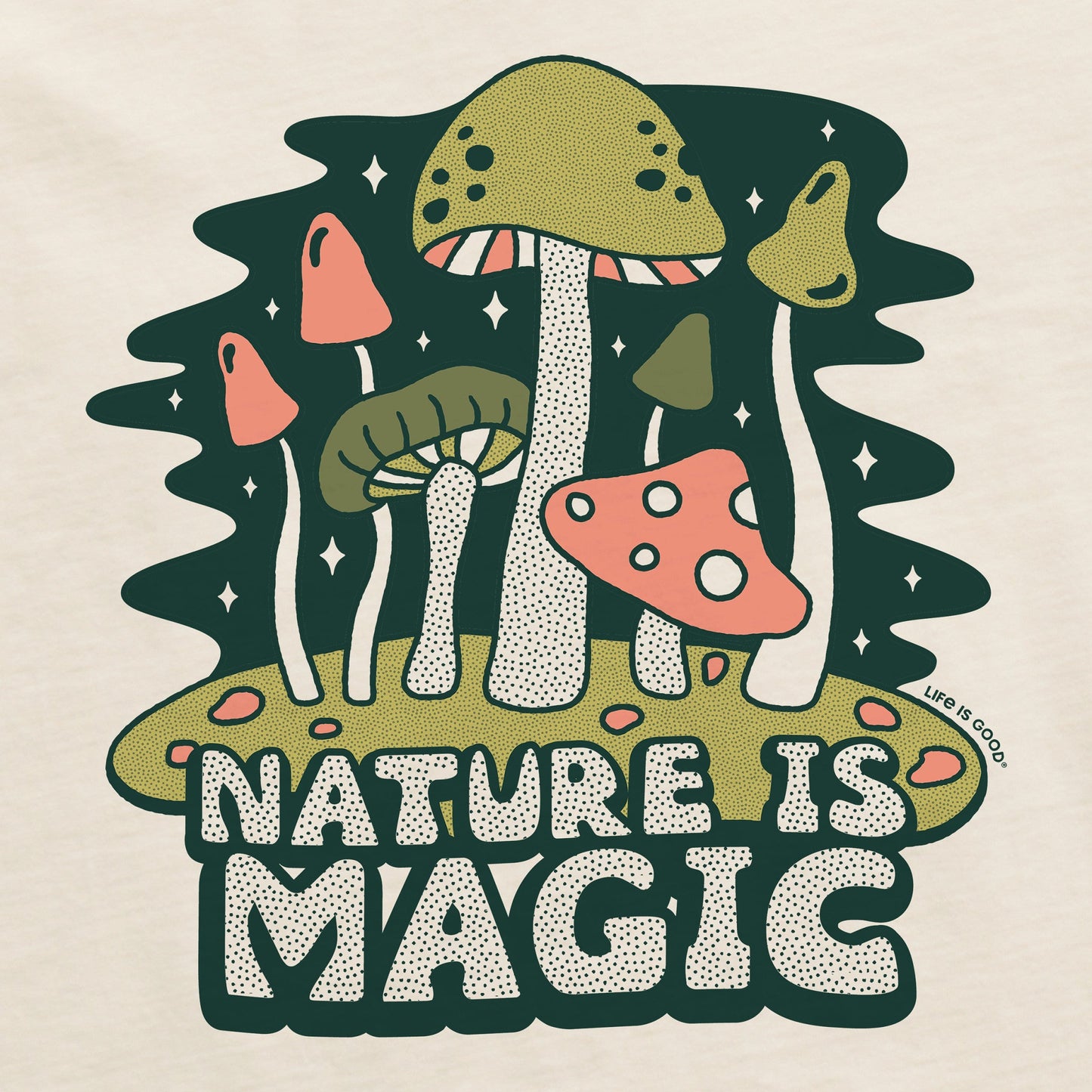 Women's Nature is Magic Mushrooms Crusher-LITE Shrunken Tee