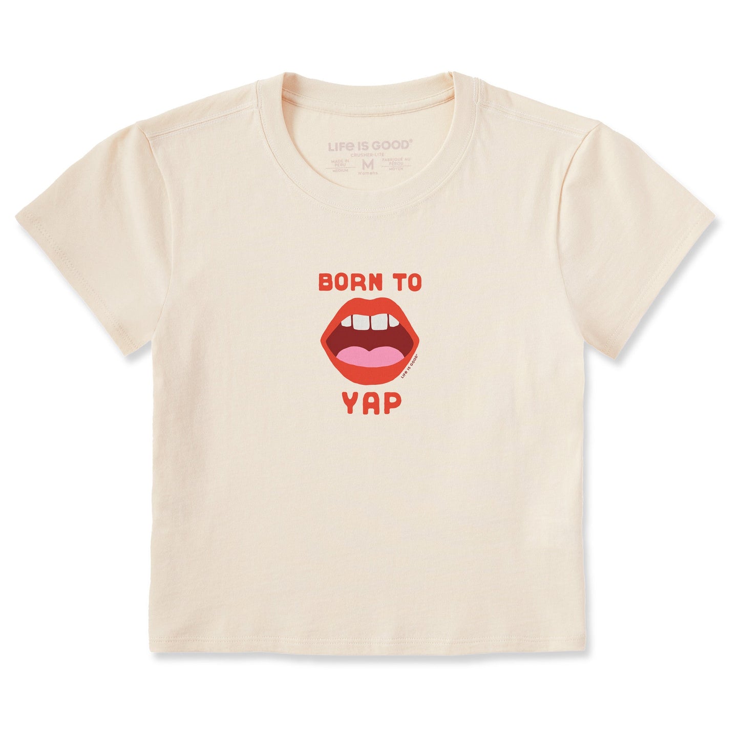 Women's Born to Yap Crusher-LITE Shrunken Tee